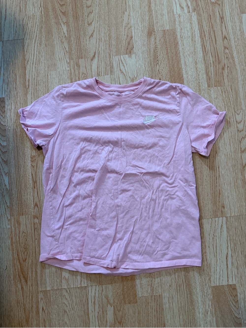 Nike Light Pink Short-Sleeve Logo Tee